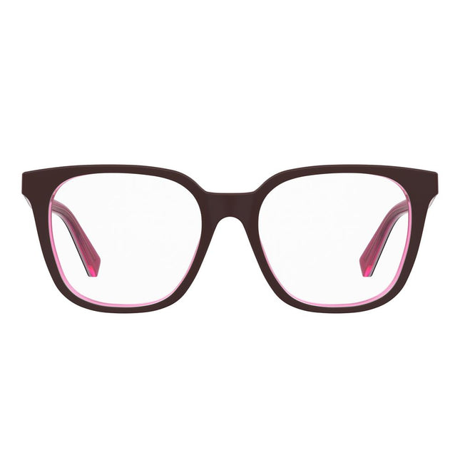 Love Moschino Burgundy Acetate Frames