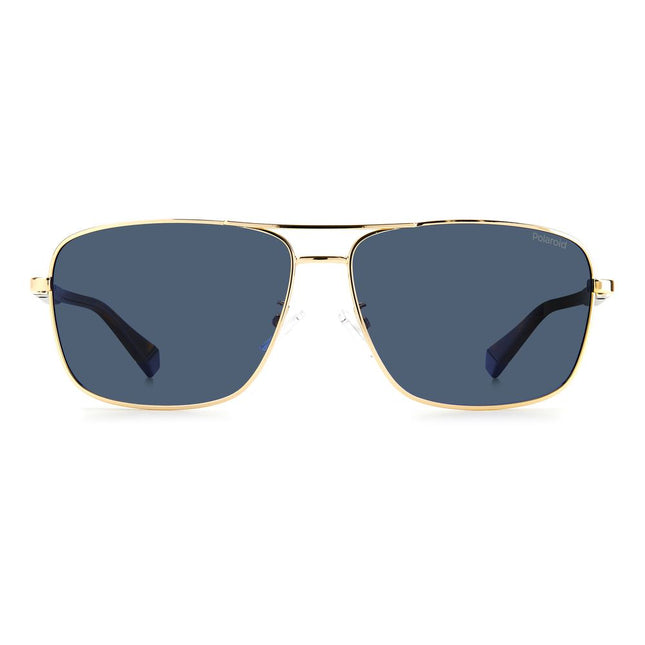 Polaroid Gold Metal Sunglasses