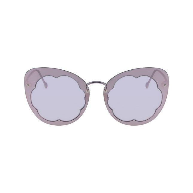 Salvatore Ferragamo Purple Metal Sunglasses