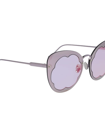 Salvatore Ferragamo Purple Metal Sunglasses