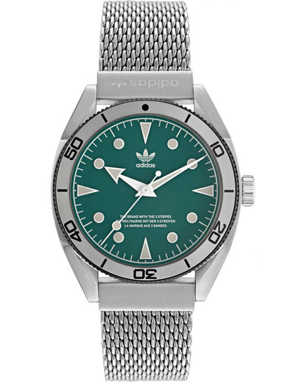 Adidas Gray Stainless Steel Dress Watch