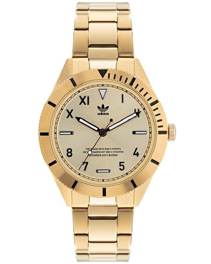 Adidas Gold Stainless Steel Bracelet Watch