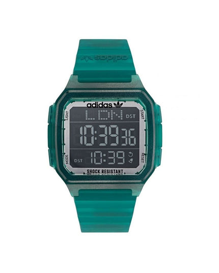 Adidas Green Resin Digital Watch