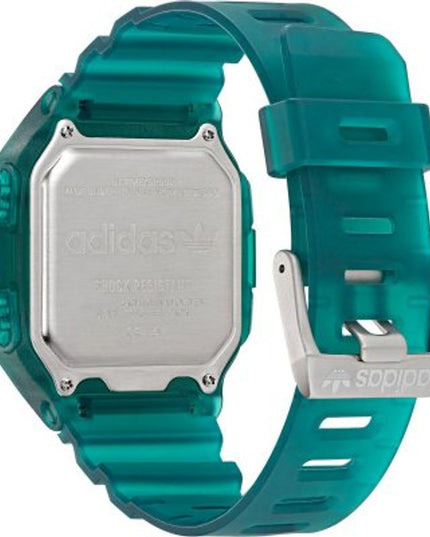 Adidas Green Resin Digital Watch