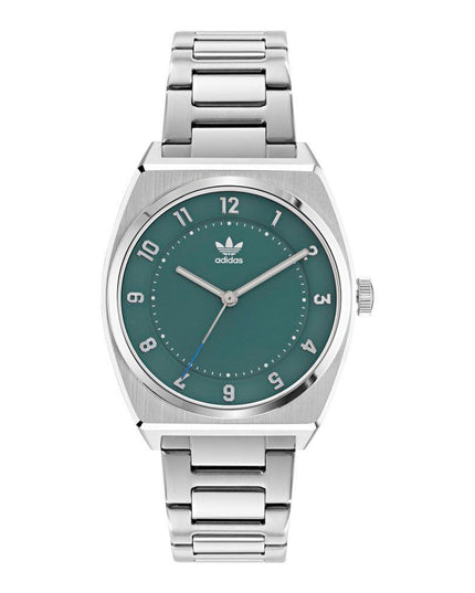 Adidas Gray Stainless Steel Dress Watch