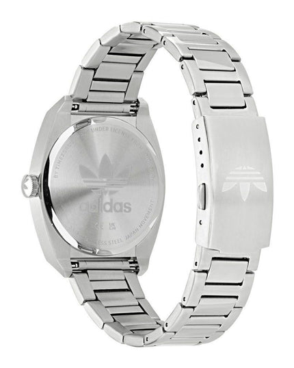 Adidas Gray Stainless Steel Dress Watch