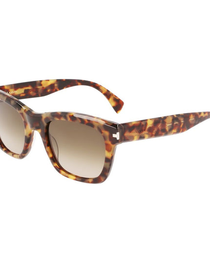 Lanvin Brown Acetate Sunglasses