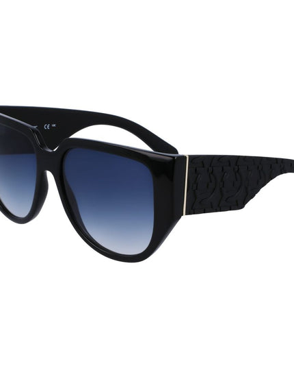 Ferragamo Black Bio Injected Sunglasses