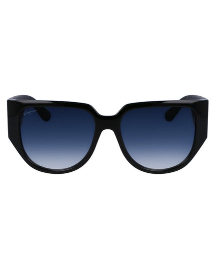 Ferragamo Black Bio Injected Sunglasses