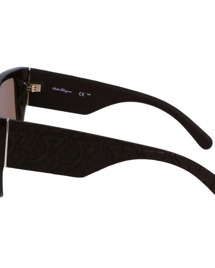 Ferragamo Brown Bio Injected Sunglasses