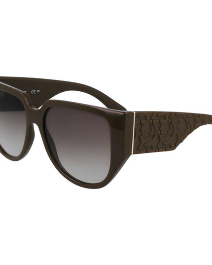 Ferragamo Green Bio Injected Sunglasses