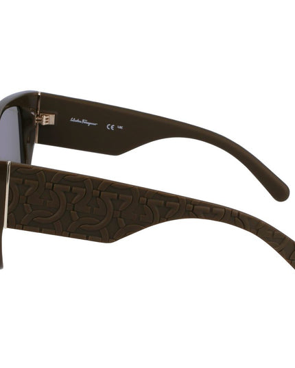 Ferragamo Green Bio Injected Sunglasses