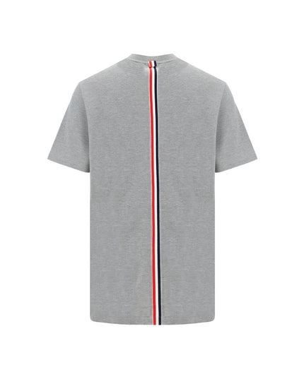 Thom Browne Gray Cotton T-Shirt