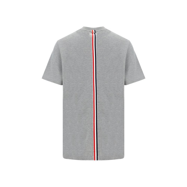 Thom Browne Gray Cotton T-Shirt