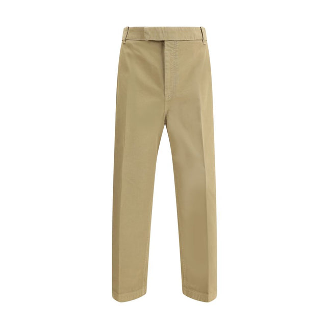 Thom Browne Beige Cotton Casual Pants