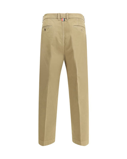 Thom Browne Beige Cotton Casual Pants