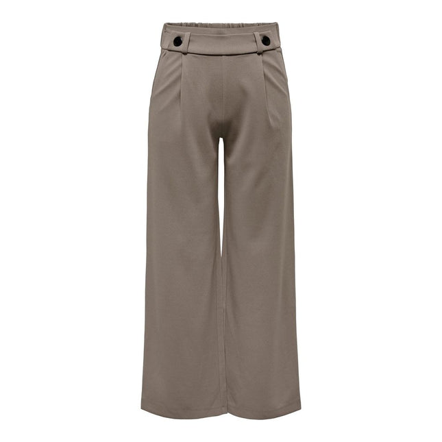 Jacqueline De Yong Brown Polyester Pant