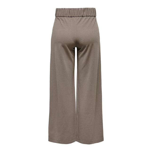 Jacqueline De Yong Brown Polyester Pant
