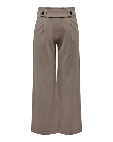 Jacqueline De Yong Brown Polyester Pant
