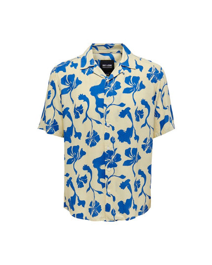 Only & Sons Bicolor Viscose Shortsleeve Shirt