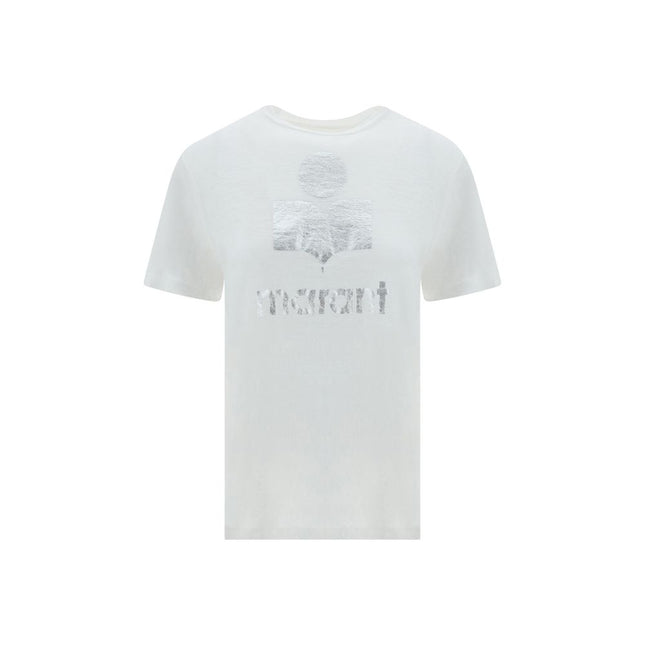 Marant Etoile White Linen T-Shirt