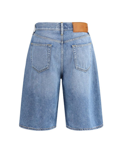 Jacob Cohen Blue Cotton Bermuda Shorts