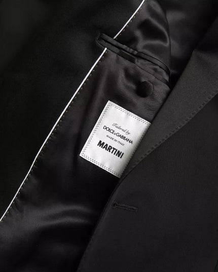 Dolce & Gabbana Black Wool Single Breasted MARTINI Blazerclothing