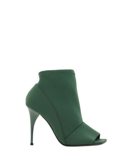 Bruno Frisoni Green Polyamide High Heel Pumps