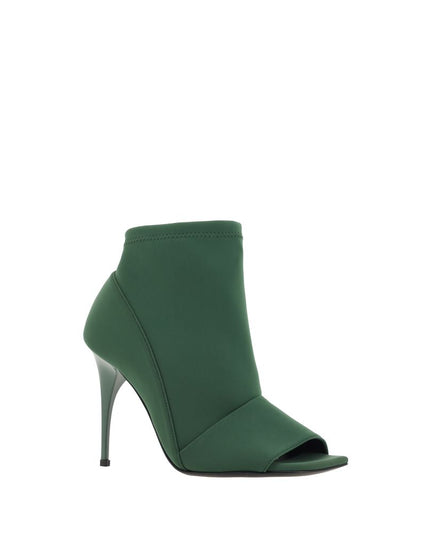 Bruno Frisoni Green Polyamide High Heel Pumps