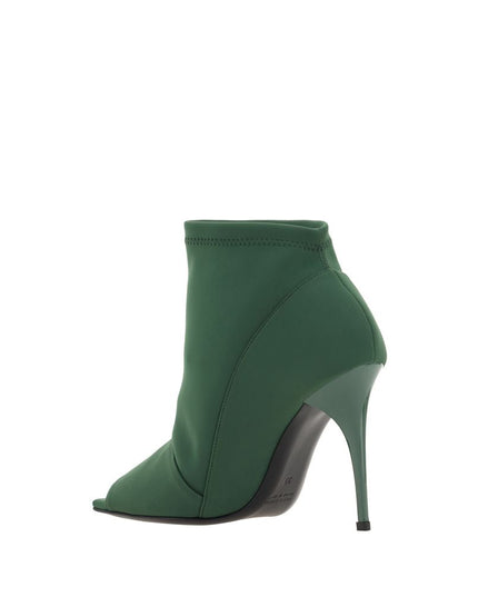 Bruno Frisoni Green Polyamide High Heel Pumps