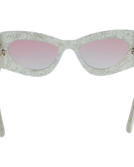 GCDS Silver Acetate Sunglasses