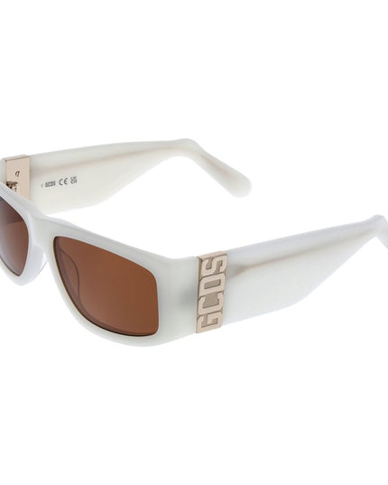 GCDS White Acetate Sunglasses