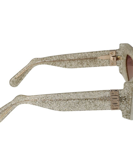 GCDS Silver Acetate Sunglasses