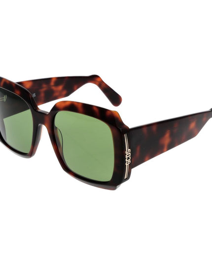 GCDS Brown Plastic Sunglasses