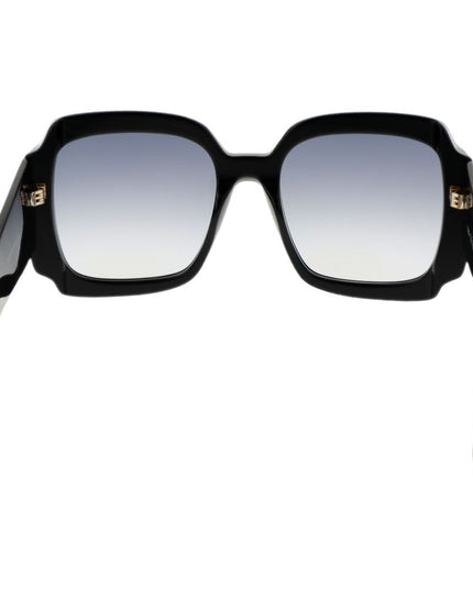 GCDS Black Acetate Sunglasses