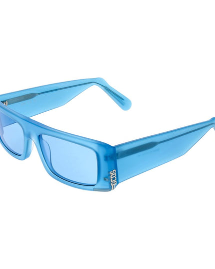 GCDS Blue Plastic Sunglasses