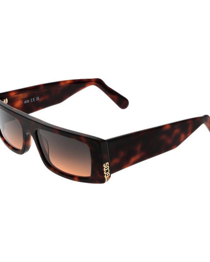 GCDS Brown Acetate Sunglasses