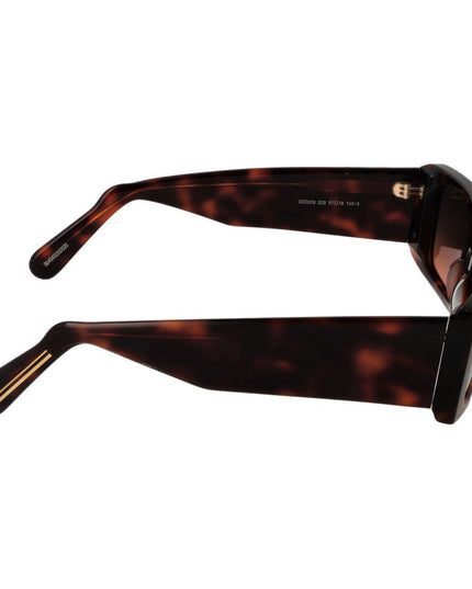 GCDS Brown Acetate Sunglasses