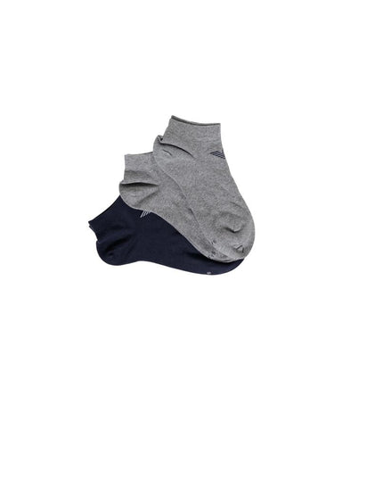 Emporio Armani Underwear Blue Cotton Socks