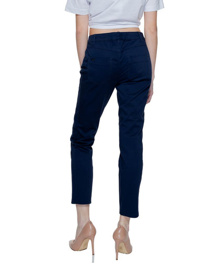 Street One Blue Cotton Pant