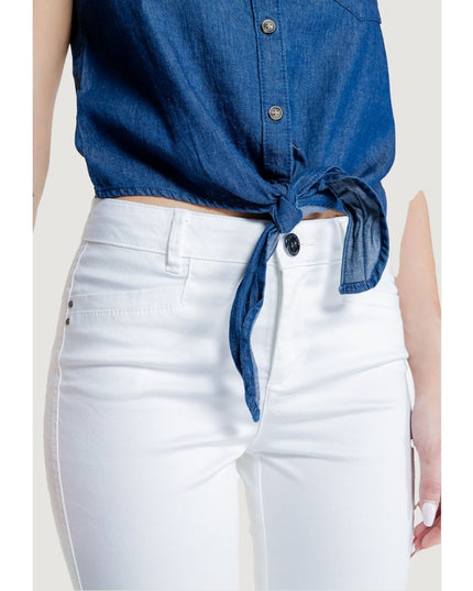 Street One White Cotton Pant