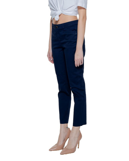Street One Blue Cotton Pant