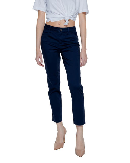 Street One Blue Cotton Pant