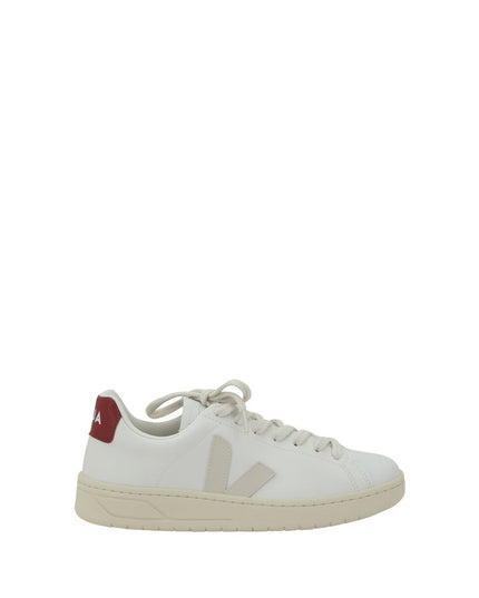 Veja White Calf Leather Bos Taurus Low Top Sneakers