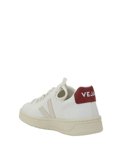 Veja White Calf Leather Bos Taurus Low Top Sneakers
