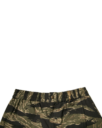 Dolce & Gabbana Black Gold Patterned Cotton Bermuda Shorts