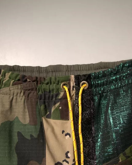 Dolce & Gabbana Multicolor Patchwork Cotton Jogger Sweatpants Pants