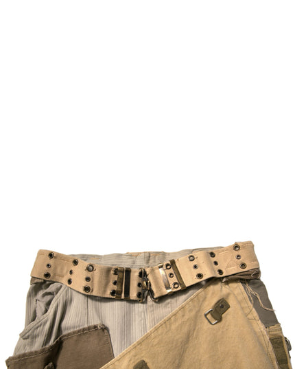 Dolce & Gabbana Multicolor Reconstructed Flight Cargo Pants