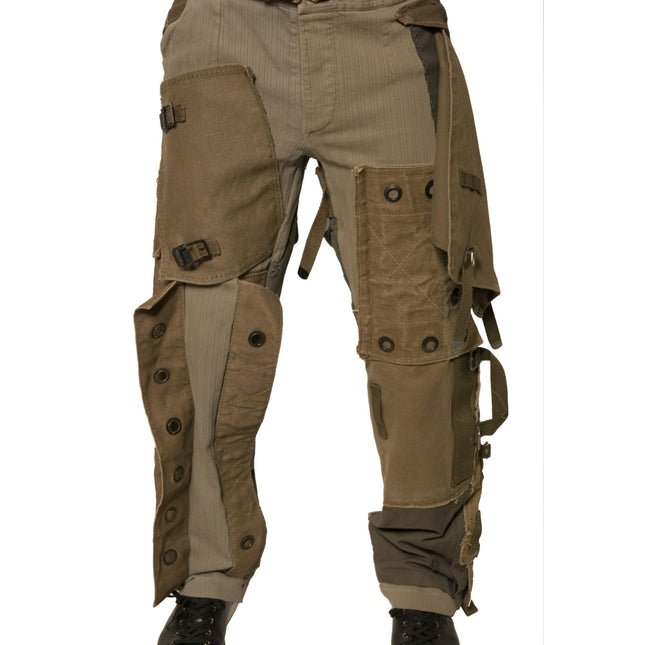 Dolce & Gabbana Multicolor Reconstructed Flight Cargo Pants