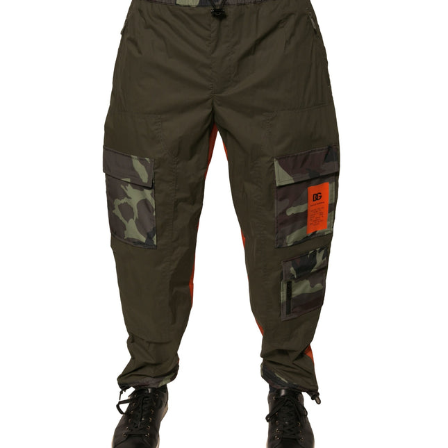 Dolce & Gabbana Multicolor Camouflage Jogger Cargo Pants